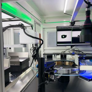 Fully Automatic Loading Optical Imaging Component Glass Turntable Detection Plastic Defect Optical Sorting Machine