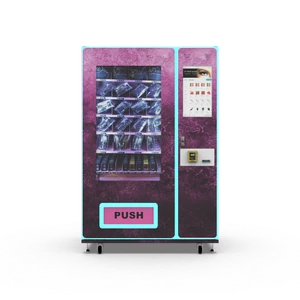 Modern Vending Machine with Touchscreen Display and Cloud Management System