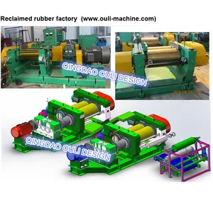 Customized Two Roll Rubber Mixing Mill Machine, Rubber Refining Machine, Refiner Mixer Machine