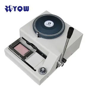 Small Manual PVC Card Embossing Machine with Russian Letters
