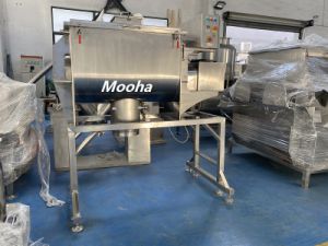 PVC Powder Ribbon Mixer/Horizontal Type PVC Granules Ribbon Mixing Machine