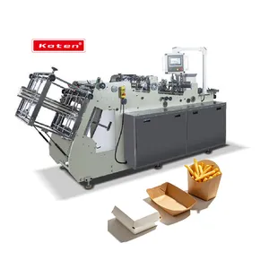 Paper Hamburger Box Forming Machine for Food Containers Hb-800plus