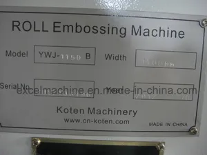 Reel Paper Embossing Machine