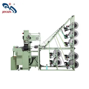 Fast Production 1500 Rpm Narrow Width Auto Lubrication Webbing Making Machine