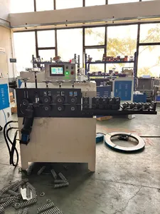 New Development Automatic CNC 6mm Wire Spring Circle Ring Making Machine Factory