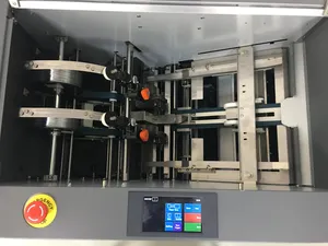 Automatic Paper Collator Folding Stitching Paper Collating and Binding Machine Automatic Stitching System
