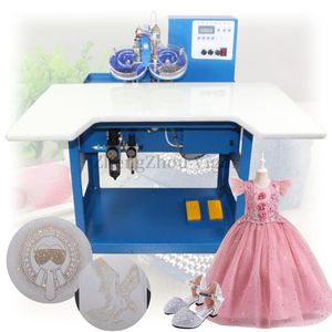 Multi-Function Automatic Rhinestone Setter Machine Dispensing Ultrasonic Hotfix Rhinestones Machine for Rhinestone Fixing