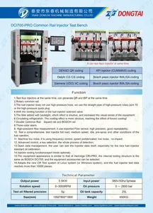 Dci700 PRO Common Rail Injector Test Bench Diesel Injection Test Bench