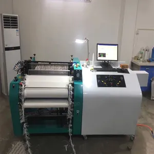 Automatic Lab Yarn Rapier Loom Sample Weaving Machine Sampling Shuttle Loom with Touch Screen Control
