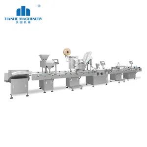 Assembly Line Automatic Bottle Capping Machine High-Speed Tablet Manufacturing Line