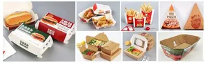 Pizza Box Fast Food Paper Box Making Machine