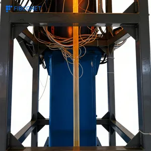 High Temperature Resistant Precise Control Fiber Production Machine Optical Fiber Drawing Tower