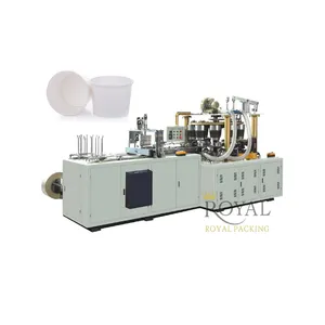Automatische Papier-Eimer-Herstellungsmaschine Papier-Schalen-Formmaschine
