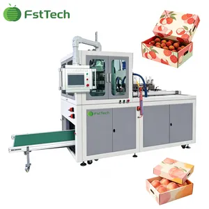 Hochpräzise automatische Rigid-Box-Herstellungsmaschine für Gemüseverpackungen