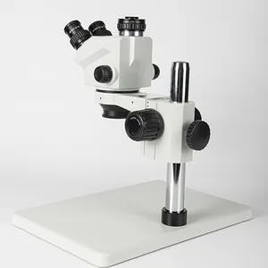 Fonte de Luz LED para Microscópio de Laboratório, Microscópio Estéreo com Câmera para Uso em Laboratórios