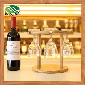 Bambus-Weinregal Weinglas-Displayregal