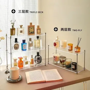 Desktop Geschichtete Lagerregal Acryl Display Regale