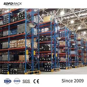 Fabrikdirekte verstellbare industrielle Palettenregale 3000kg mehrlagige Lagereinheit aus Stahl, rostfrei, schwerlastfähiges selektives Lagerregalsystem