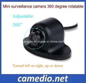 Mini CCD HD 360 Grad drehbare Rückansicht Auto Spiegel Seitenansicht Kamera