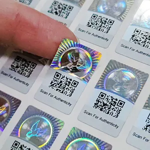Anti-Fälschungs-Hologramm-QR-Code-Aufkleber-Sicherheits-Hologramm-Etikett-Überprüfungssystem