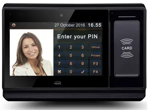 Utouch 7 Zoll Touchscreen TCP Poe RFID Android Linux RFID Zugangskontrollterminal