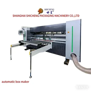 Automatische Wellpappenschachtelherstellungsmaschine Auto-Schachtelhersteller