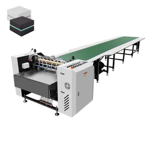 Automatische Klebemaschine für die Herstellung von starren Boxen, hohe Geschwindigkeit und Qualität
