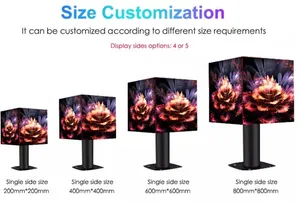 Design Único P2.5 Tela Mágica LED Cubo para Publicidade com Display LED 200X200mm