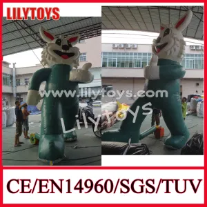 Aufblasbarer PVC-Cartoon-Hase für Werbung