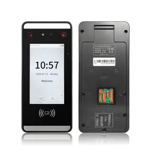 Reconhecimento Facial de Luz Visível 5-Inch Sistema de Controle de Acesso por Impressão Digital em Tela Sensível ao Toque