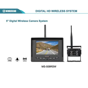 5 Sistema de Câmera Sem Fio Digital para Empilhadeiras Ms-508 Sistema de Visão Traseira