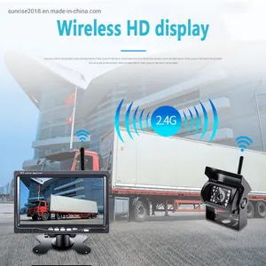 TFT LCD Auto Rückansicht Farbdisplay WiFi kabelloser Monitor mit Rückfahrkamera