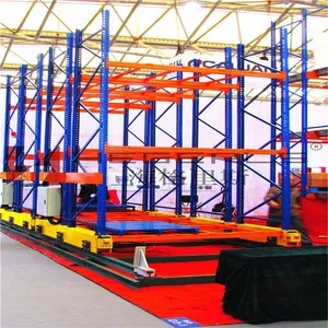 Manual de Armazenamento Móvel Prateleira Compacta Móvel Inteligente 5-Lay Sistema de Racking Móvel Motorizado Elétrico