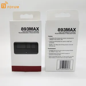 Controle Remoto Universal para Portão RF 893 Controle Remoto Substituto Máximo