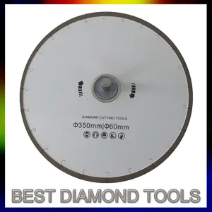 8 Zoll kontinuierlicher Rand Stein Arbeitsplatte Diamantblatt Schneidwerkzeuge, kontinuierliches Rand Diamantblatt