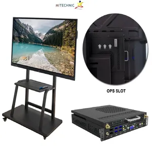 Suporte Pluggable para Múltiplas Interfaces 4K 60Hz fora 80 Conexão de Pino Mini OPS Computador para Sinais Digitais