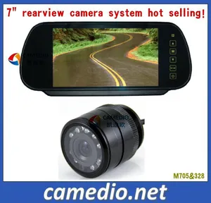 7inch Digitaler Spiegelmonitor Nachtsicht Auto Rückfahrkamera System