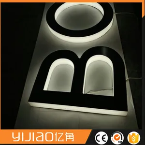 Letreiro Iluminado Lateral com Módulos LED à Prova d'Água para Sinais Comerciais Personalizados