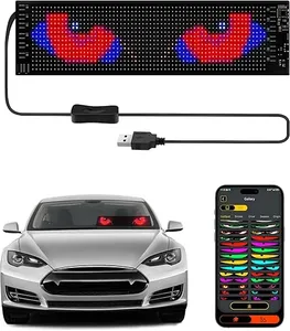 Programmierbares flexibles LED-Digitaldisplay, intelligente APP-Steuerung, benutzerdefinierter Text, DIY-Muster, Animationsmatrix-Panel