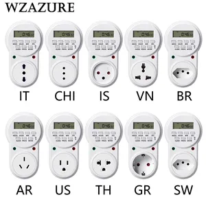 LCD wöchentlicher programmierbarer Stecker-Zeitschalter