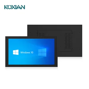 Industrielles Touch-Panel-PC eingebetteter lüfterloser Computer kapazitiver Touchscreen Windows Linux RS232 RS485 Dual-LAN-PLC automatisiertes Produktionsliniensteuerungssystem