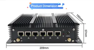 Eglobal Industrial Firewall Mini PC Intel Core I5-10210u Desktop-Computer Mini-Computer Router