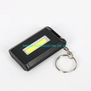 Mini COB LED Taschenlampe Schlüsselanhänger Tragbare Schlüsselring Licht Taschenlampe