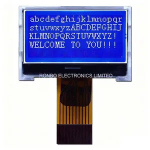 1.2 FSTN de polegada / Tipo de Stn St7567A Driver 128X64 Módulo LCD Matriz DOT