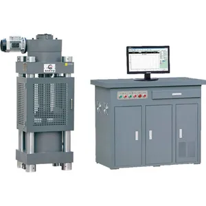 Máquina de Teste de Compressão com Display Digital Automático de Precisão e Fonte de Óleo