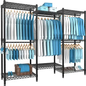 Suportes de Roupa para Pendurar Roupas Suporte de Roupa Pesado Capacidade Suporte de Vestuário