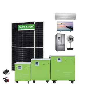 3000W Solar-Kit Erneuerbare Energie Solar-Generator Tragbares Solarstromsystem