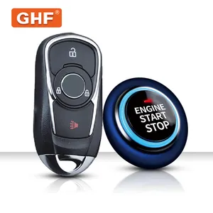 Universelles Smart Engine Lock Zündstarter Diebstahlschutz Fernbedienung Pke Ein-Knopf Start Stopp Autoalarm Schlüsseloses Zugangssystem