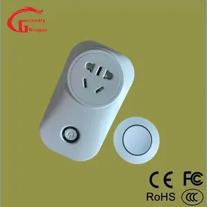 Tomada Inteligente 100m Controle Remoto Sem Fio Uso em Casa Inteligente Tomada com Timer