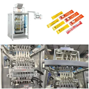 Máquina de Embalagem de Sachês de Pó de Café Instantâneo